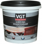 VGT Клей ПВА водостойкий столярный для работ по дереву, внутри и снаружи помещения