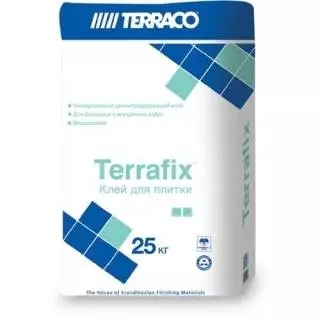 Terraco Terrafix Клей для плитки водостойкий, для внутренних и наружных работ