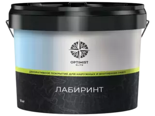 Optimist Elite D 706 / Оптимист Элит декоративное покрытие Лабиринт для наружных и внутренних работ