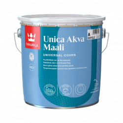 Tikkurila Unica Akva Maali Краска полуглянцевая для дверей о оконных рам