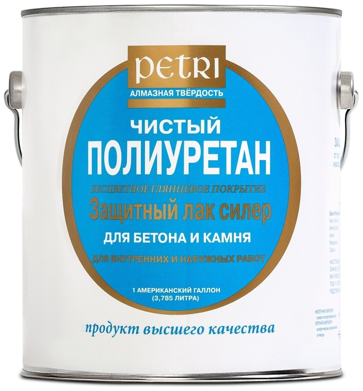 Petri Concrete & Stone Sealer / Петри Конкрете Стон Сеалер лак полиуретановый по бетону и камню