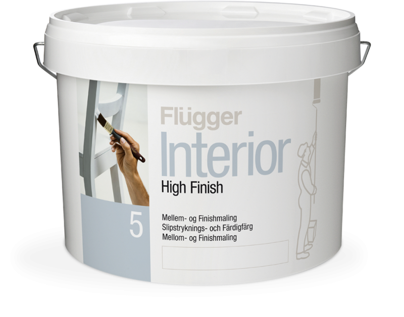 Flugger 5 Interior High Finish Краска грунт с высокой кроющей способностью