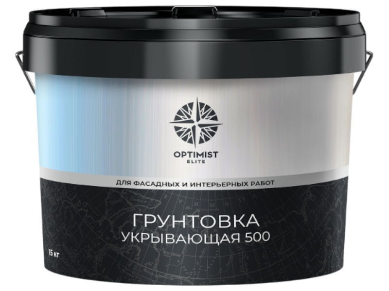 Optimist Elite D 735 / Оптимист Элит Грунтовка укрывающая 500 для наружных и внутренних работ