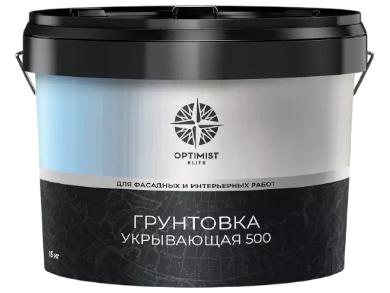 Optimist Elite D 735 / Оптимист Элит Грунтовка укрывающая 500 для наружных и внутренних работ