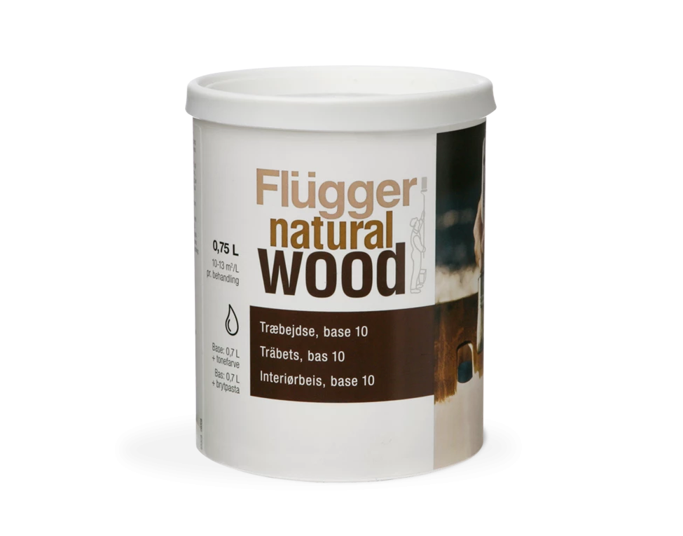 Flugger Natural Wood Stain Морилка для внутренних работ по дереву на водной основе