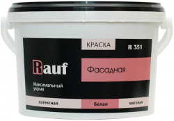 Rauf R 351/ Рауф Р 351 краска фасадная матовая латексная белая водно-дисперсионная