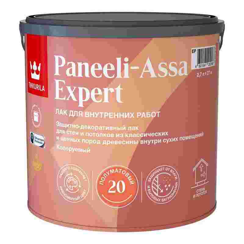 Tikkurila / Tikkivala Paneeli Assa Expert EP Лак для стен и потолков акриловый полуматовый