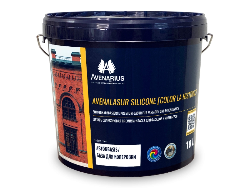 Avenarius Avenalasur Silicone Лазурь силиконовая премиум класса для фасадов и интерьеров