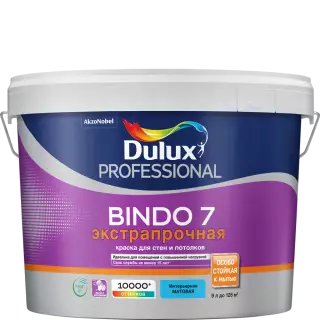 Dulux / Luxium Bindo 7 Экстрапрочная краска для стен и потолков матовая