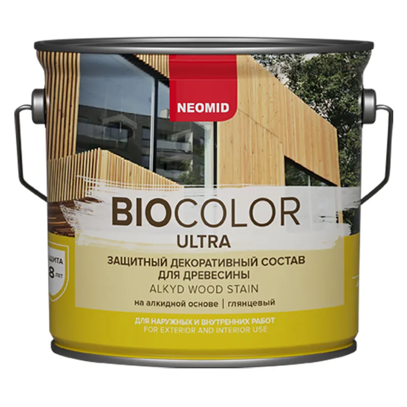 Neomid Bio Color Ultra Защитный декоративный состав для древесины