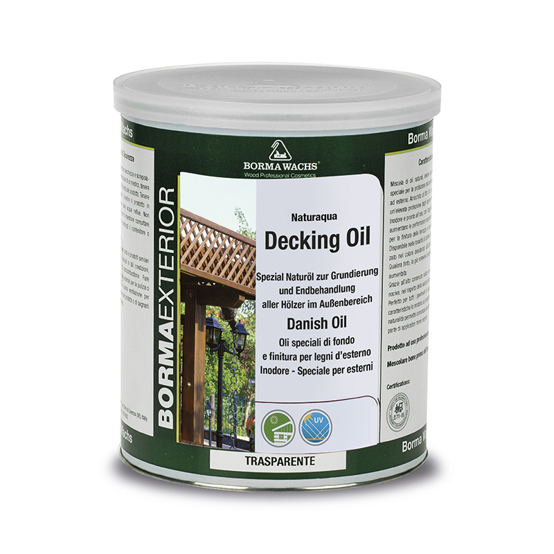 Borma Wachs Naturacqua Decking Oil Масло датское водоразбавимое для наружных работ