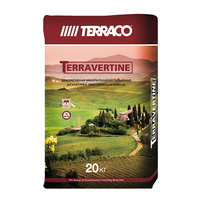 Terraco Terravertine DP Штукатурка декоративная на акриловой основе