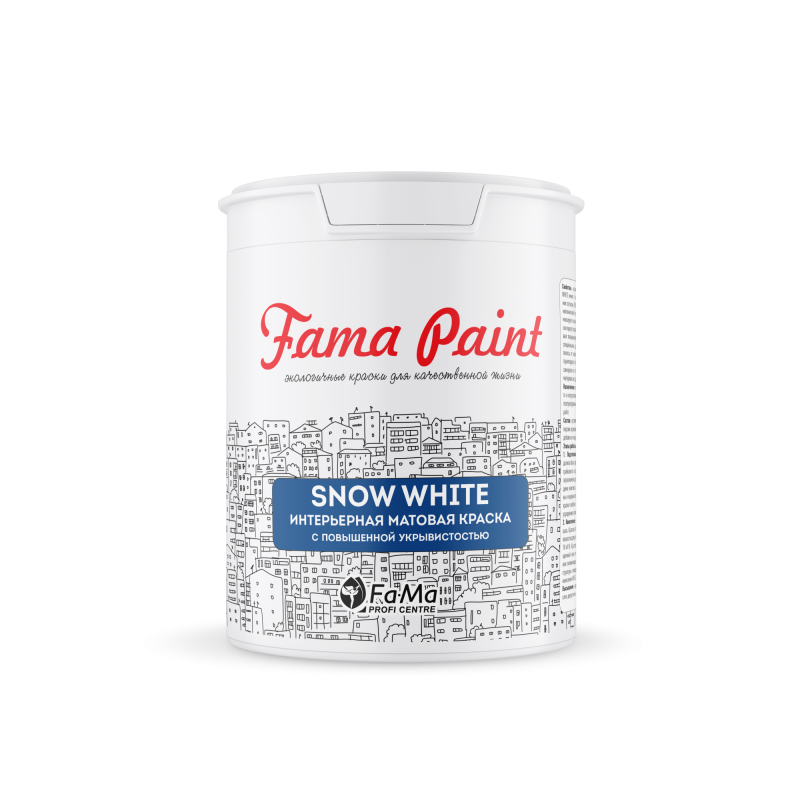 FaMa Paint Snow White Краска интерьерная акриловая для внутренних работ