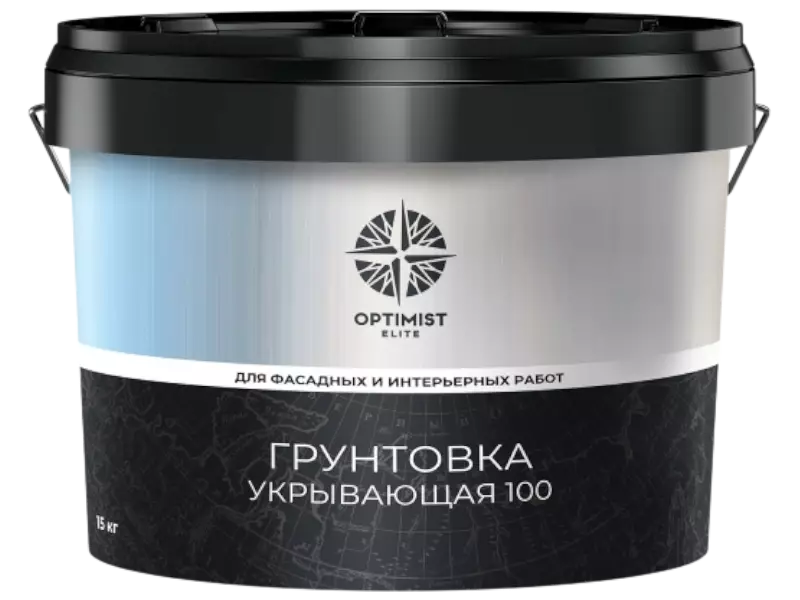 Optimist Elite D 734 / Оптимист Элит Грунтовка укрывающая 100 для наружных и внутренних работ