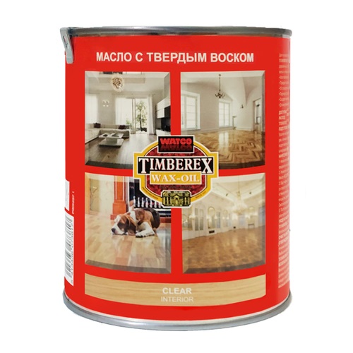 Timberex Wax Oil Масло натуральное защитное с твердым воском для внутренних работ