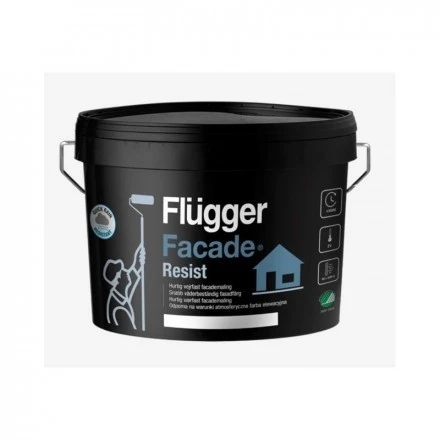 Flugger Facade Resist White Краска для фасада акриловая