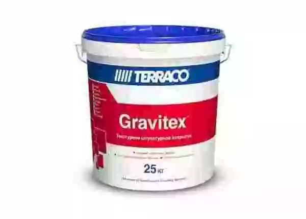 Terraco Gravitex Roller Структурная краска на акриловой основе c низкой текстурой типа "Шагрень"