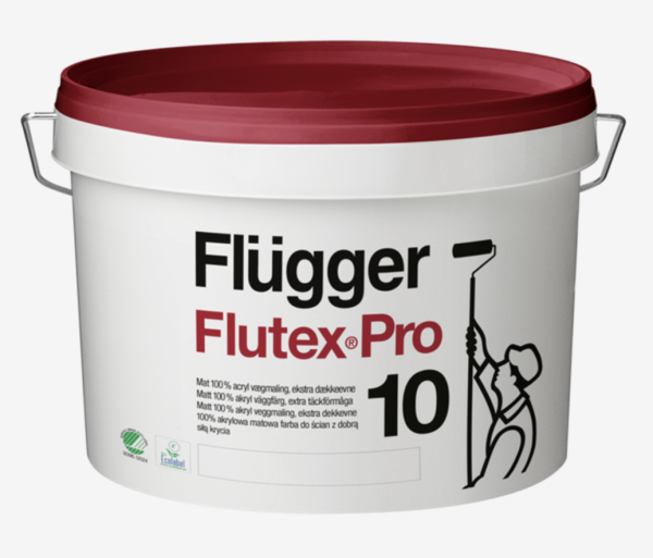 Flugger Flutex Pro 10 Краска для стен и потолков с повышенной кроющей способностью