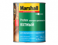 Marshall Protex Лак яхтный алкидно-уретановый, универсальный, полуматовый