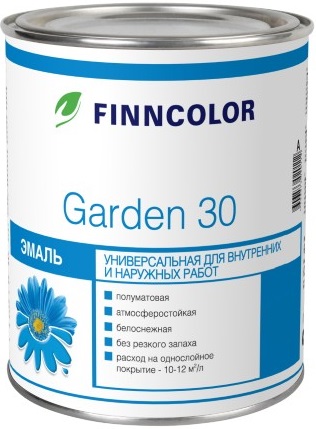 Finncolor Garden 30 / Финнколор Гарден 30 эмаль алкидная полуматовая