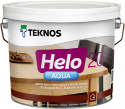 Teknos Helo Aqua 20 / Текнос Хело Аква лак паркетный водоразбавляемый, полуматовый