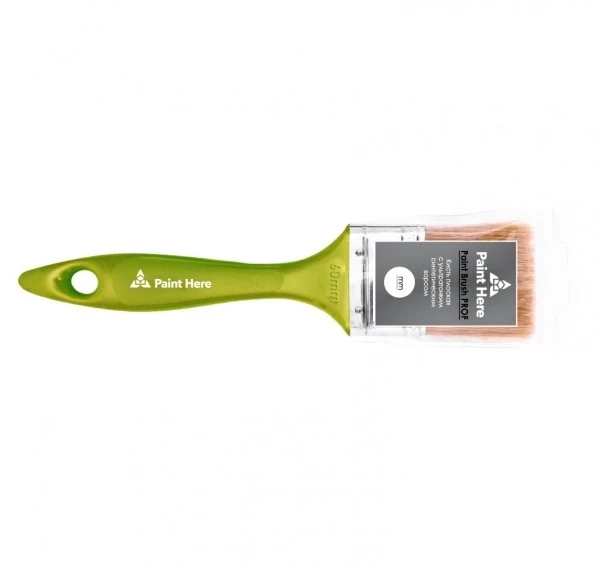Paint Here Paint Brush PROF 1060-60 Кисть плоская с синтетическим ультратонким ворсом 60мм