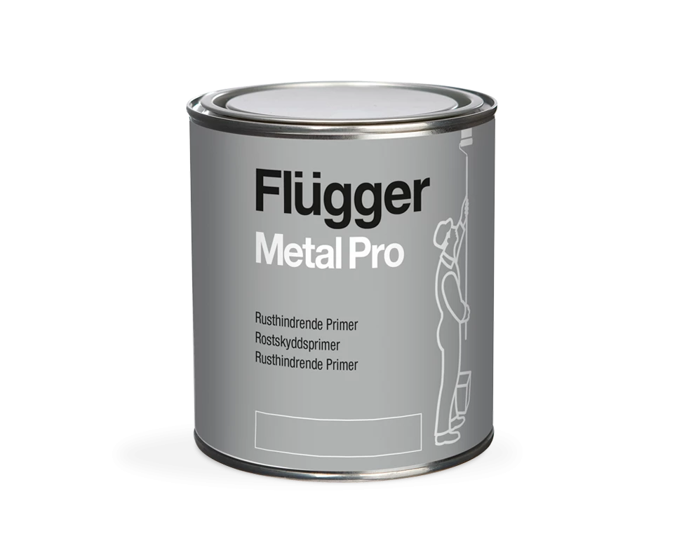 Flugger Metal Pro Грунт алкидный, быстросохнущий защищает от коррозии