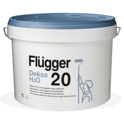 Flugger Dekso H2O 20 Краска для внутренних работ полуматовая с очень высокой прочностью