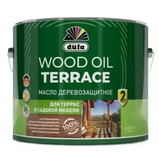 Dufa Wood Oil Terrace масло деревозащитное для террас и садовой мебели