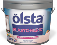 Olsta Elastomeric Краска фасадная высокоэластичная для поверхностей склонных к растрескиванию