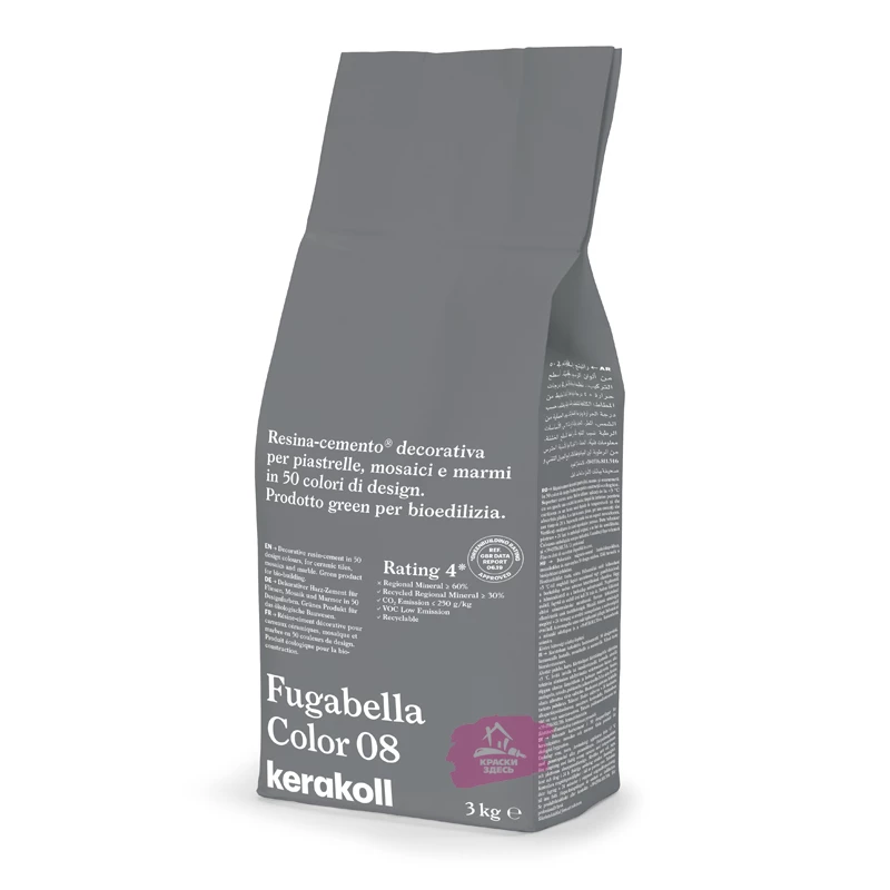 Kerakoll Fugabella Color / Кераколл Фугабелла Колор затирка для керамической плитки, мозаики и мрамора сверхгладкая