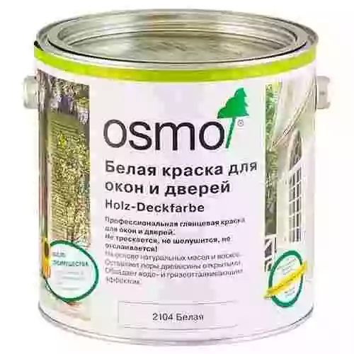 Osmo Holz-Deckfarbe Белая краска для окон и дверей