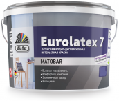 Dufa Eurolatex 7 Краска интерьерная латексная для стен и потолков для внутренних работ, матовая