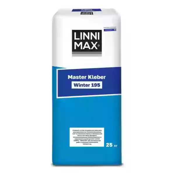Linnimax 195 Master Kleber Winter Клеевой состав для монтажа теплоизоляционных плит для внутренних и наружных работ