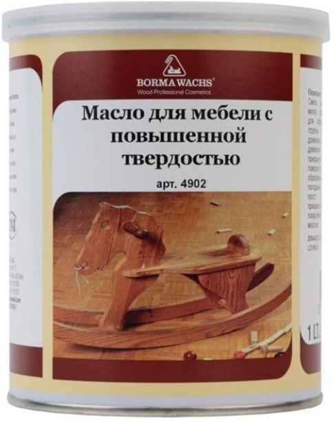 Borma Wachs Hard Furniture Oil Масло твердое для мебели для внутренних работ