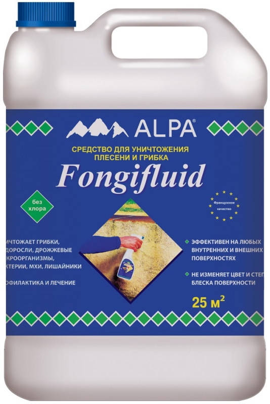 Alpa Fongifluid / Альпа Фонгифлюид жидкость на основе противогрибковых и противоплесневых соединений