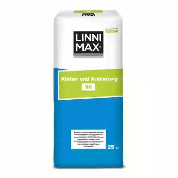 Linnimax 96 Kleber und Armierung Клеевой состав для монтажа теплоизоляционных плит для наружных работ