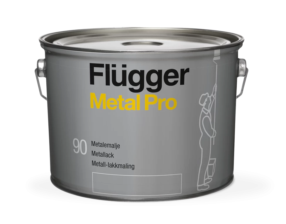 Flugger Metal Pro Эмаль по металлу быстро сохнущая алкидная, глянцевая