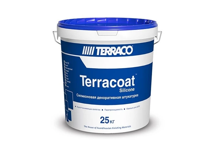 Terraco Terracoat Silicone Fine Декоративное покрытие на силиконовой основе с текстурой типа "Шагрень"