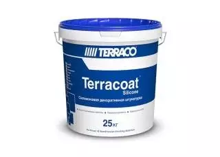 Terraco Terracoat Silicone Fine Декоративное покрытие на силиконовой основе с текстурой типа "Шагрень"