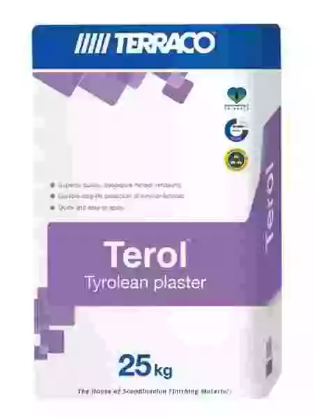 Terraco Terol Granule Минеральная декоративная штукатурка с зернистой текстурой типа "Шуба"