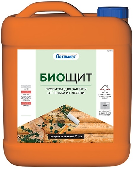 Оптимист C 401 пропитка Биощит для защиты от грибка и плесени