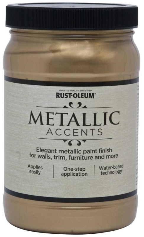 Rust-Oleum Metallic Accents Краска с эффектом насыщенного металлика на акриловой основе