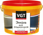 VGT / ВГТ эмаль для радиаторов акриловая ВД-АК-1179 Профи