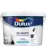 Dulux / Luxium 3D White Ослепительно белая краска для стен и потолков c частицами мрамора матовая
