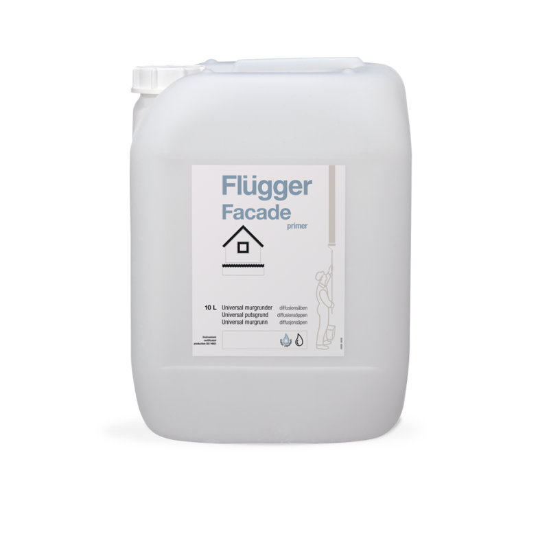 Flugger Facade Primer Грунт для фасадов универсальный акриловый с добавлением силикона