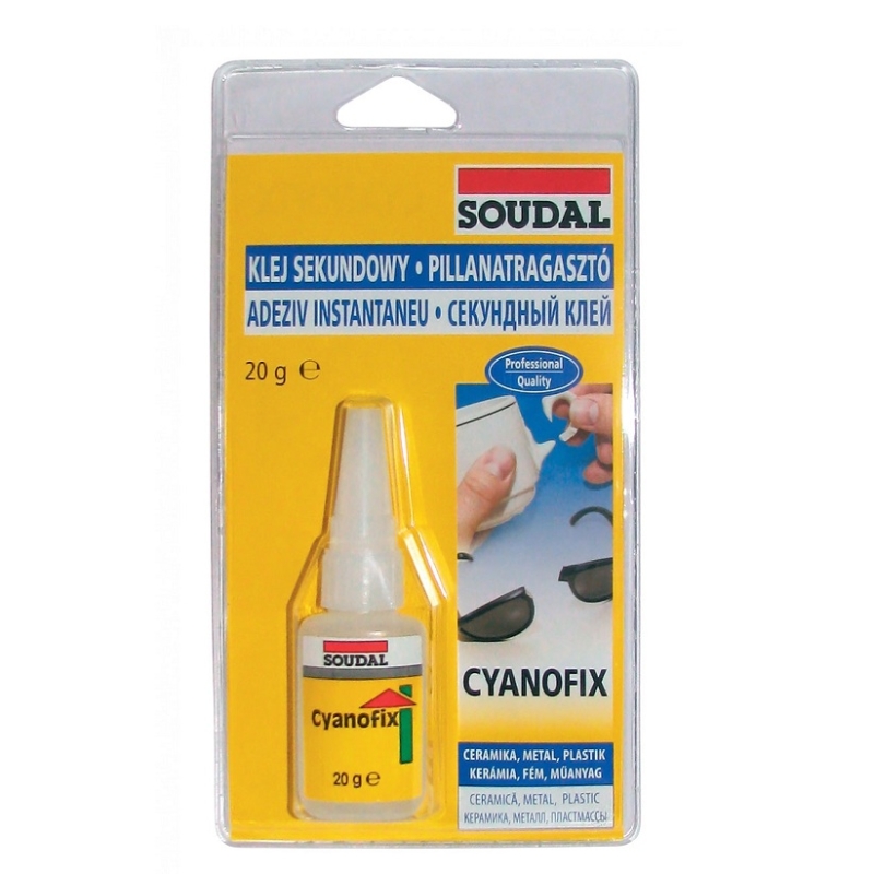 Soudal Cyanofix 84А Клей секундный супербыстрый