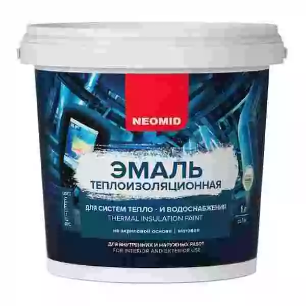 Neomid Эмаль теплоизоляционная для внутренних и наружных работ