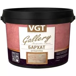 VGT Gallery Бархат Штукатурка декоративная с серебристым перламутровым пигментом