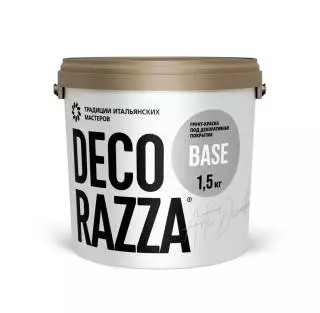 Decorazza Base/Декоразза Бейс подложечная краска-грунт для нанесения декоративных покрытий